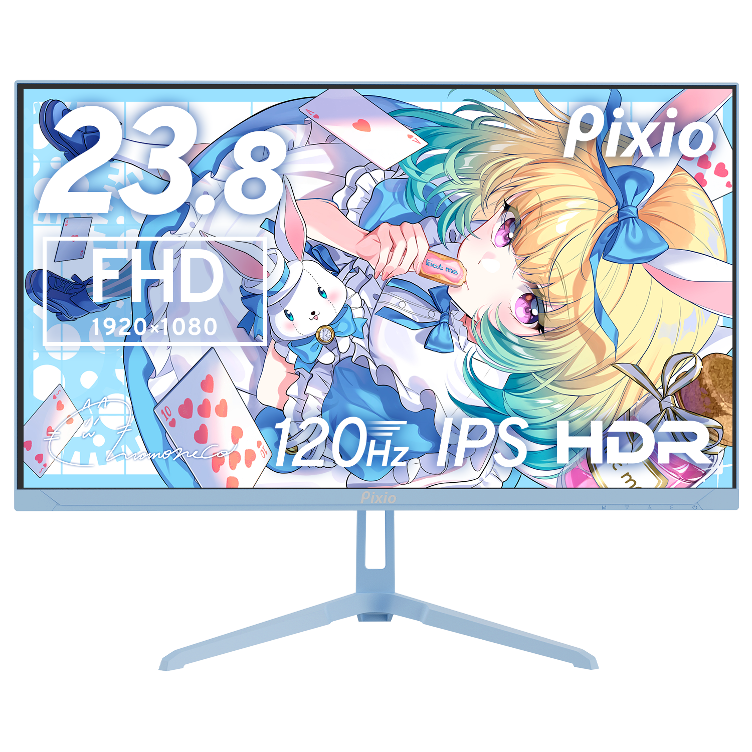 PX246WAVEB / パステルブルー | 23.8インチ 120Hz FHD IPSゲーミング PX246WAVEB / パステルブルー | 23.8インチ 120Hz FHD IPSゲーミング