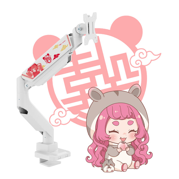 PS2SW まんさやコラボモニターアーム(ホワイト)