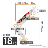 PS2S White モニターアーム シングル ディズニーキャラクター/Mika Pikazo(チップ&デール)