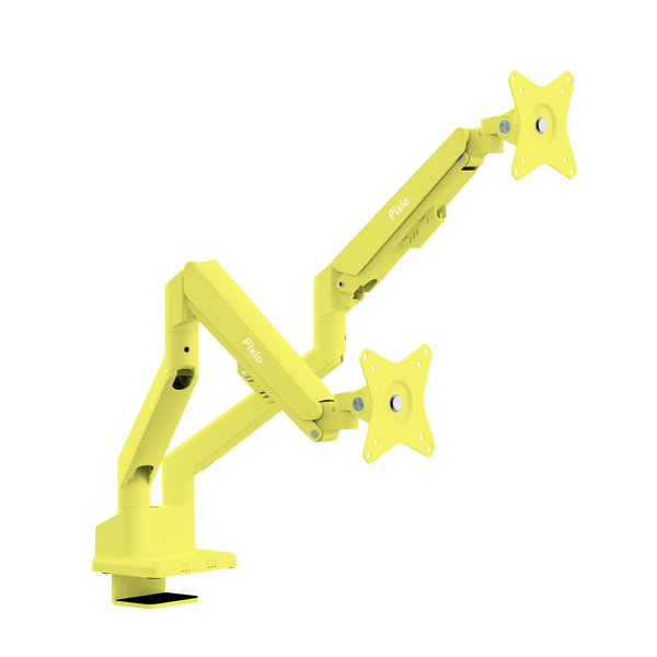 PSW1D Monitor Arm Dual / Yellow