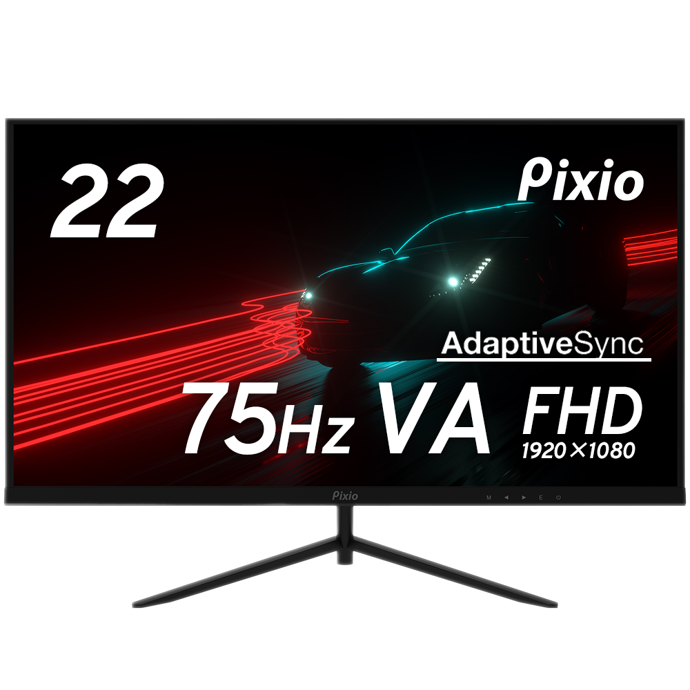 PX222 | 21.5インチ 75Hz FHD VAゲーミングモニター | Pixio PX222 | 21.5インチ 75Hz FHD VAゲーミングモニター | Pixio