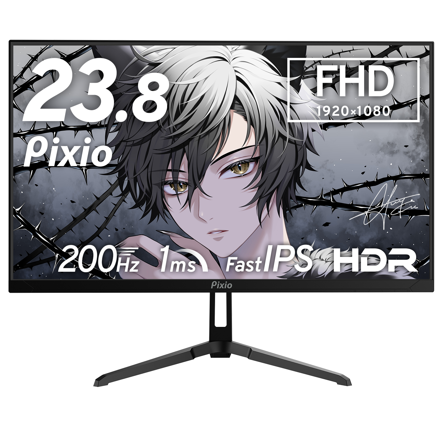 Pixio ゲーミングモニター PX248 WAVEW 2023年製 px248wave.png?v=1756336184