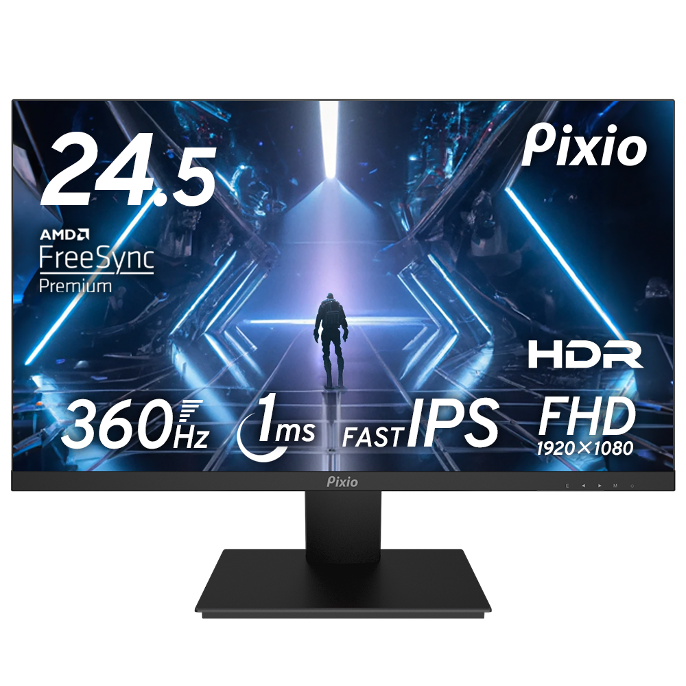 Pixio PX259Prime ゲーミングモニター24.5型 訳あり特価 PX259PS | 24.5インチ 360Hz FHD IPSゲーミングモニター | Pixio