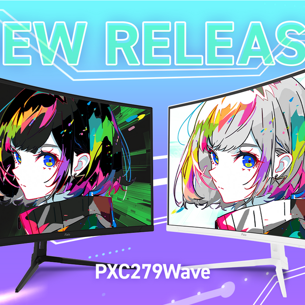 迫力のある映像美が楽しめるゲーミングモニター『PXC279WAVE』シリーズ 迫力のある映像美が楽しめるゲーミングモニター『PXC279WAVE』シリーズ