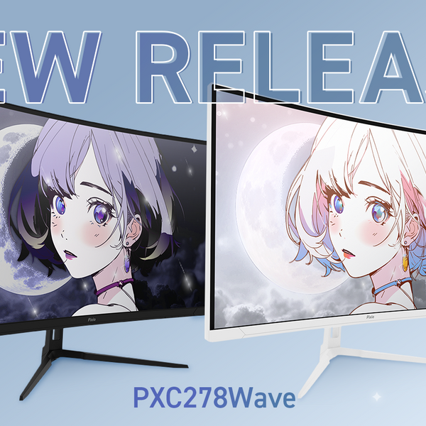 27インチの大画面で映像が楽しめるゲーミングモニター『PXC278WAVE