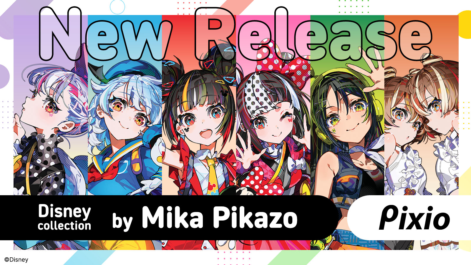 「Disney Collection by Mika Pikazo」デザインの製品を2025年7月1日（火）から予約販売開始　 -限定壁紙＆アクリルマウススタンドプレゼントキャンペーン開催-