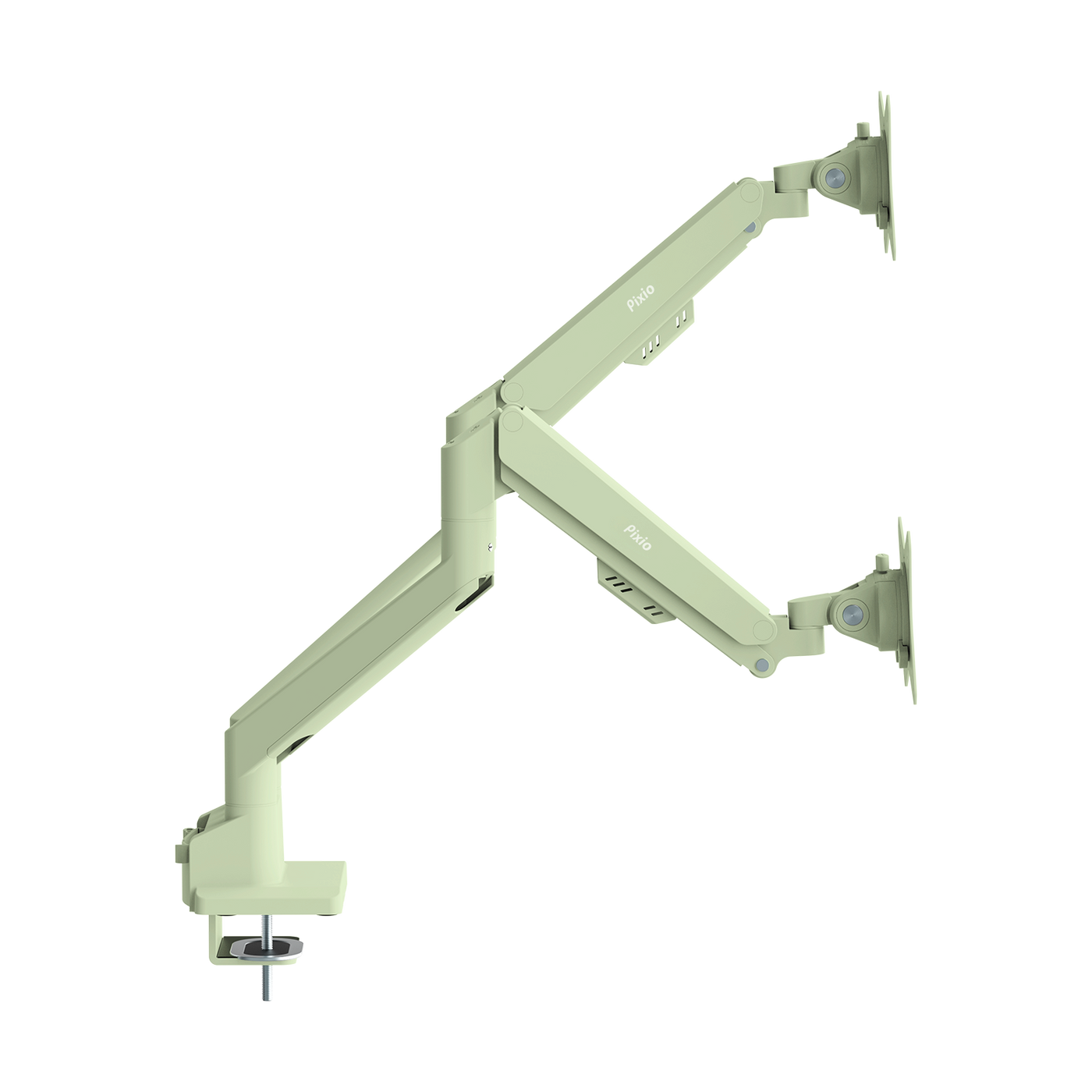 PSW1DMT モニターアーム デュアル / ミントグリーン | Pixio