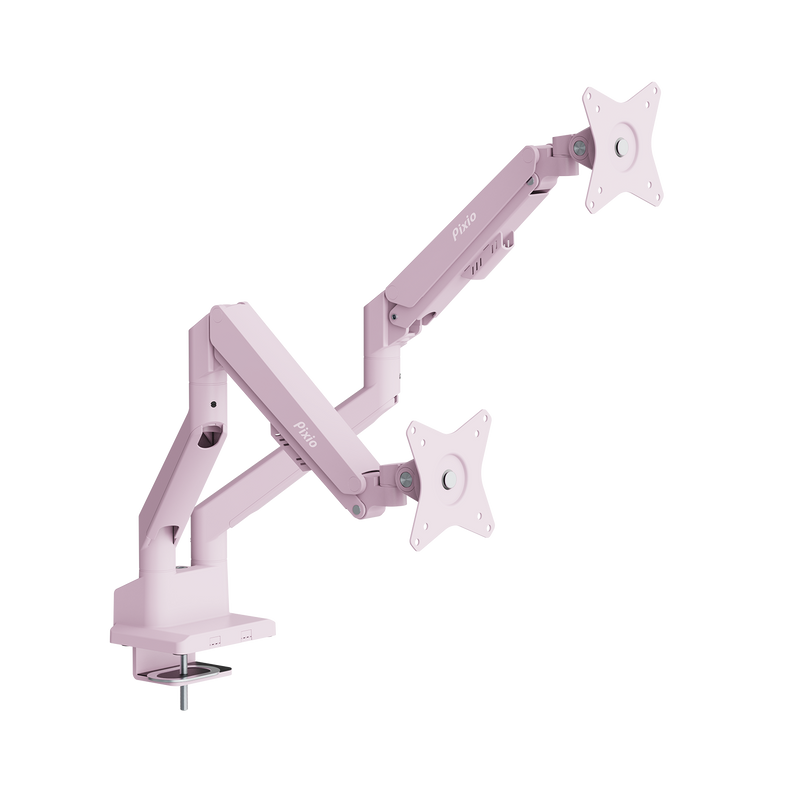 PSW1D Monitor Arm Dual / Pastel Pink