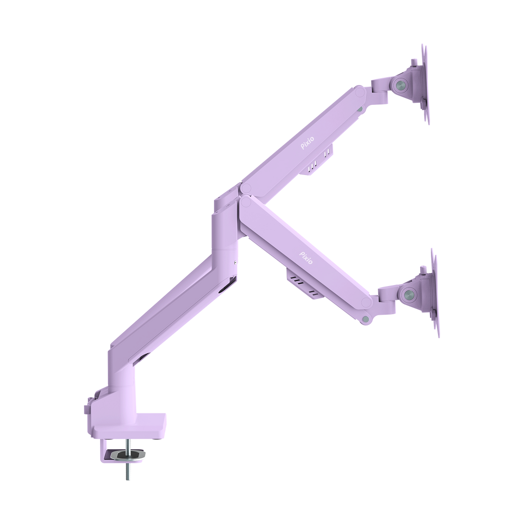 pixio モニター、モニターアーム、HDMIケーブル セット パープル 美品 pixio モニター、モニターアーム、HDMIケーブル セット パープル 美品