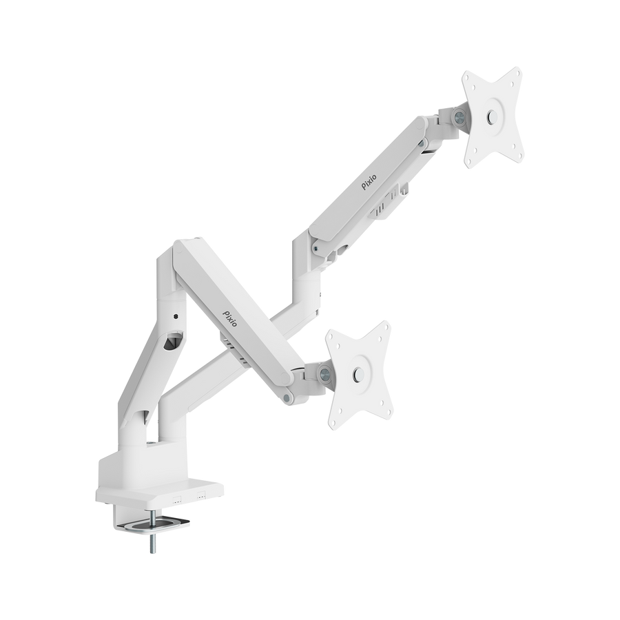 SW1D Monitor Arm Dual / White