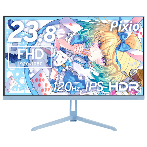PX246WAVEB / パステルブルー | 23.8インチ 120Hz FHD IPSゲーミング PX246WAVEB / パステルブルー | 23.8インチ 120Hz FHD IPSゲーミング