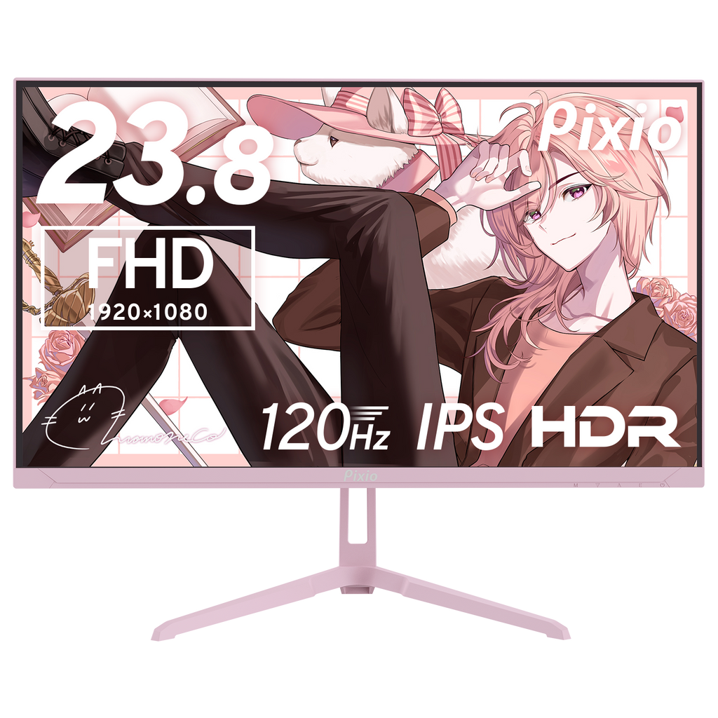 PX246WAVEK / パステルピンク | 23.8インチ 120Hz FHD IPS PX246WAVEK / パステルピンク | 23.8インチ 120Hz FHD IPS