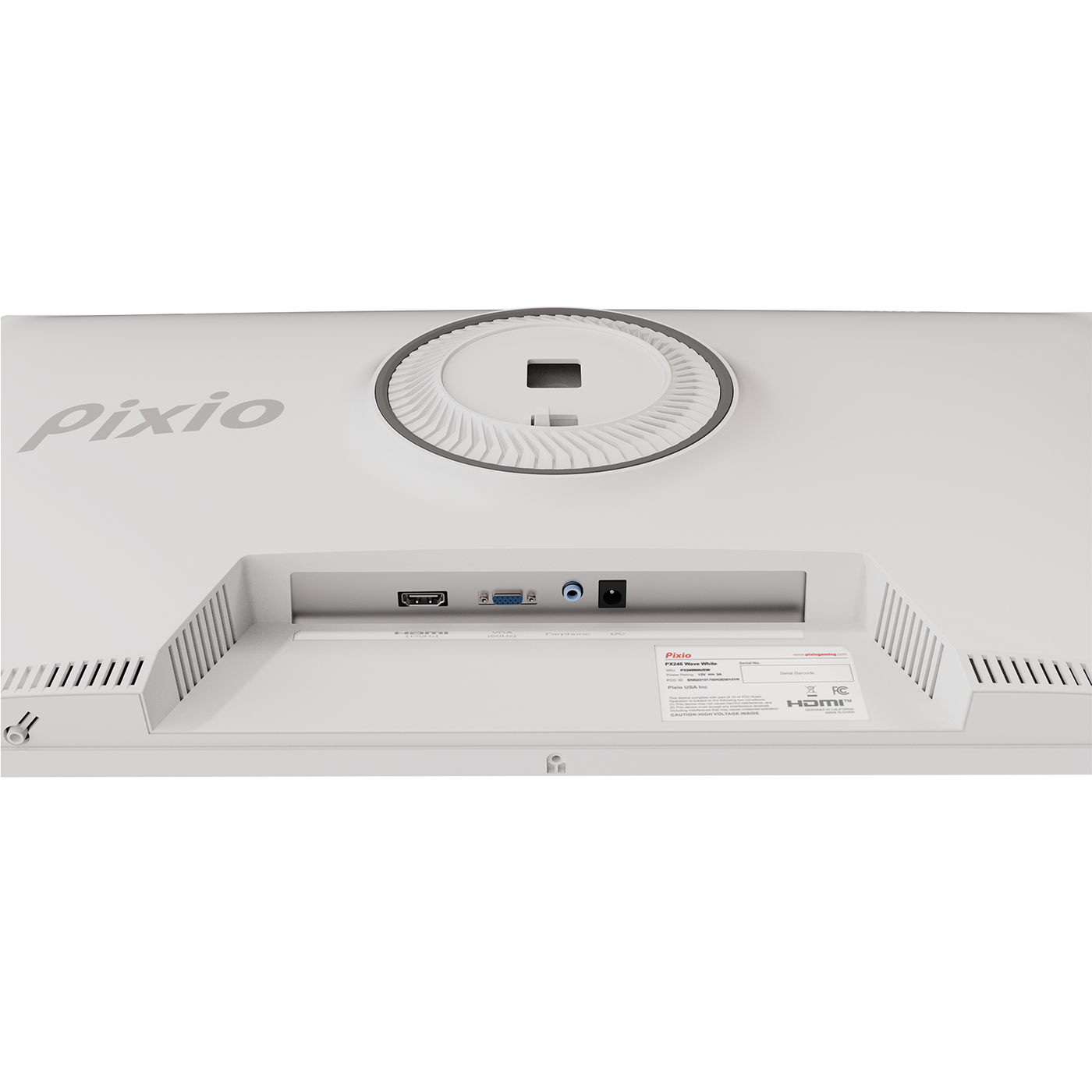 PX246WAVEW / ホワイト | 23.8インチ 120Hz FHD IPSゲーミングモニター PX246WAVEW / ホワイト | 23.8インチ 120Hz FHD IPSゲーミングモニター