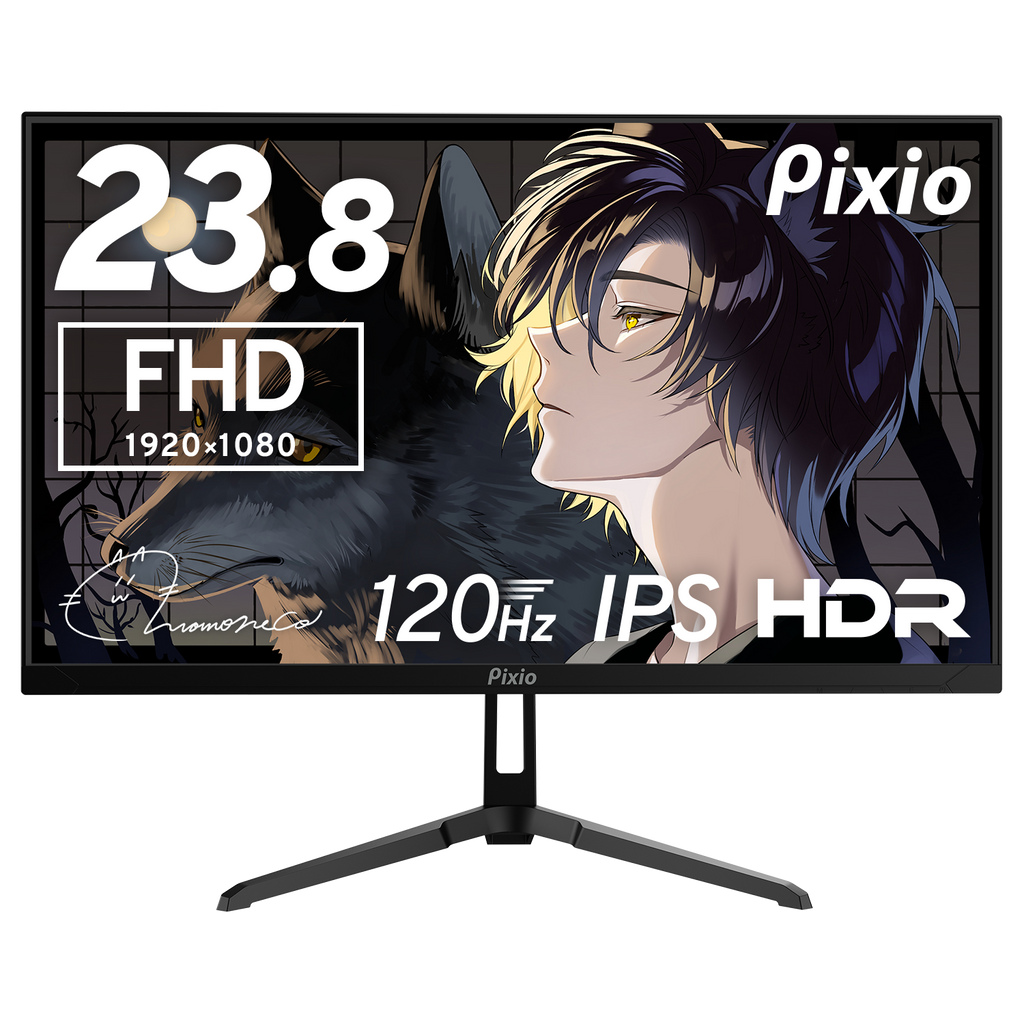 PX246WAVE / ブラック | 23.8インチ 120Hz FHD IPSゲーミングモニター PX246WAVE / ブラック | 23.8インチ 120Hz FHD IPSゲーミングモニター
