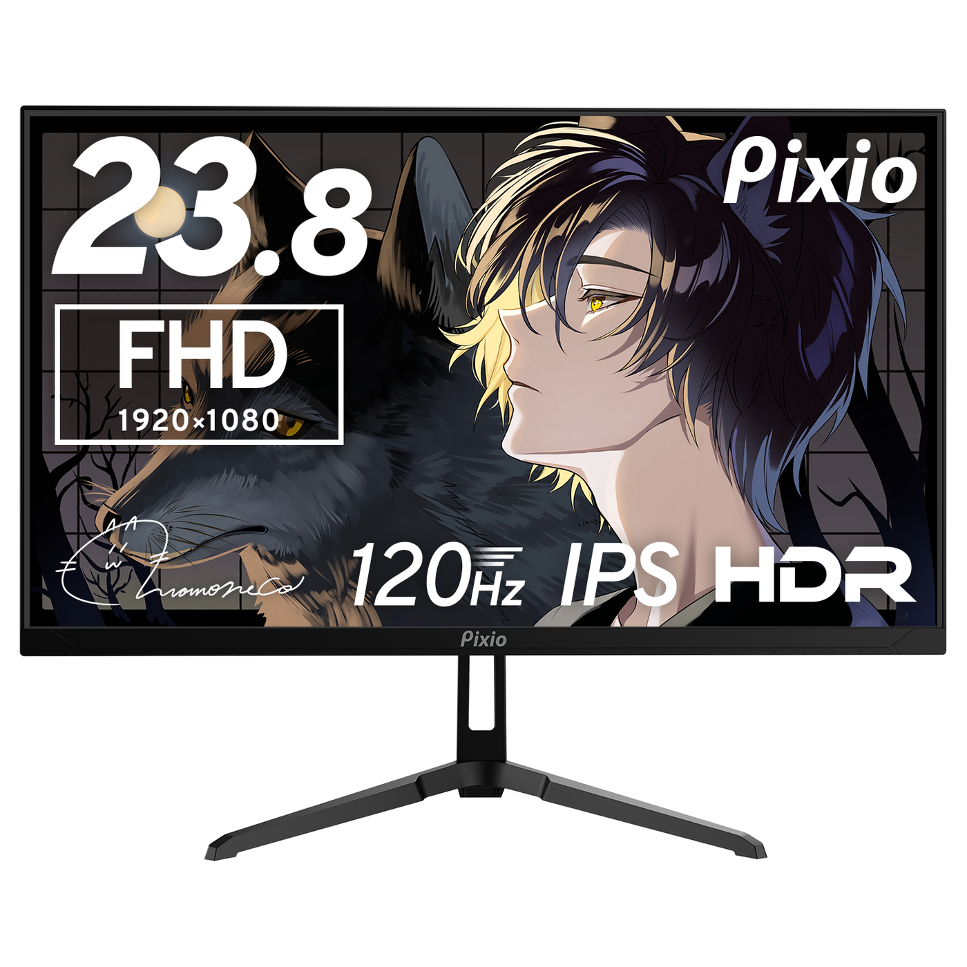 PX246WAVE / ブラック | 23.8インチ 120Hz FHD IPSゲーミングモニター PX246WAVE / ブラック | 23.8インチ 120Hz FHD IPSゲーミングモニター