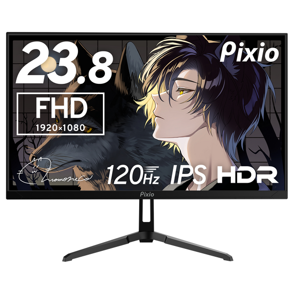 PX246WAVE / ブラック | 23.8インチ 120Hz FHD IPSゲーミングモニター