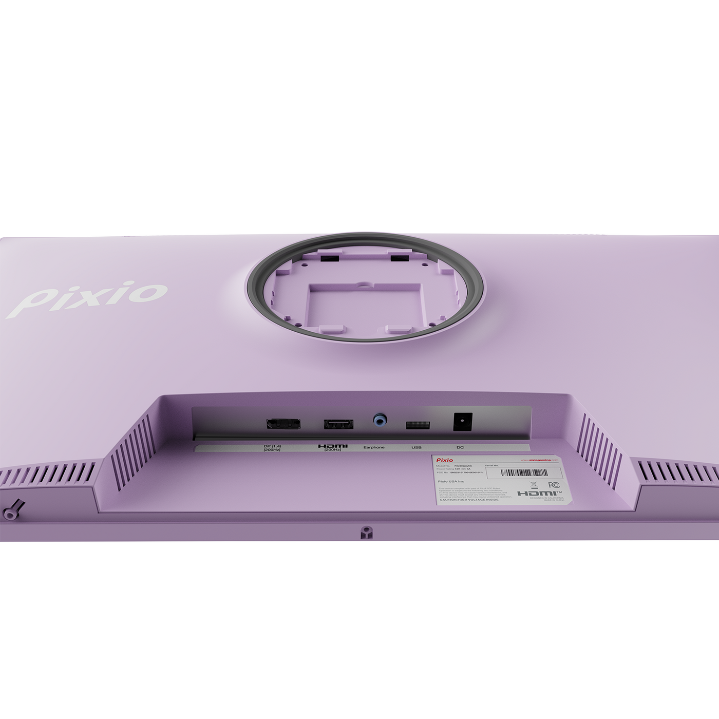 Pixio PX248 Wave Pastel Purple ホワイトカラー PX248WAVEPP / パステルパープル | 23.8インチ 200Hz FHD
