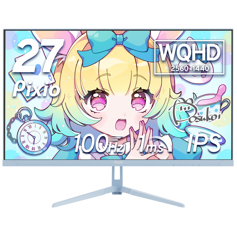 PX275WAVEB / パステルブルー・水色 | 27インチ 100Hz WQHD FastIPS PX275WAVEB / パステルブルー・水色 | 27インチ 100Hz WQHD FastIPS