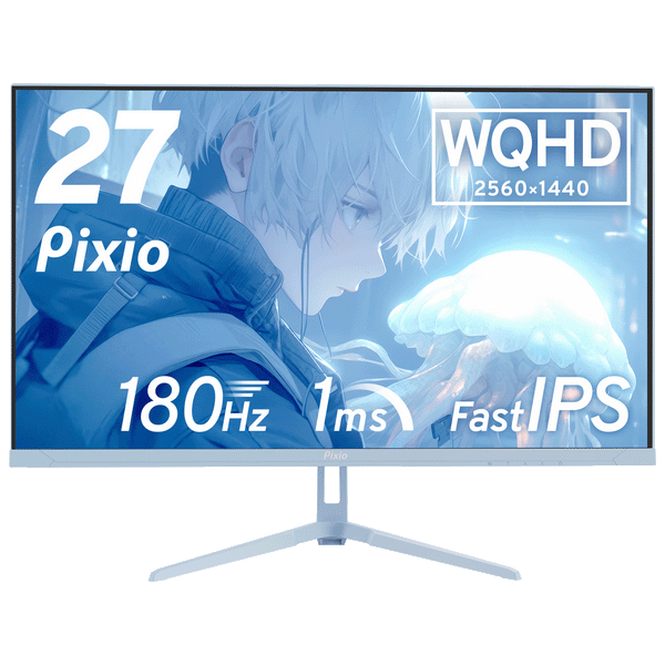 PX278 WAVE White | 27インチ 180Hz WQHD Fast IPS | Pixio（ピクシオ 