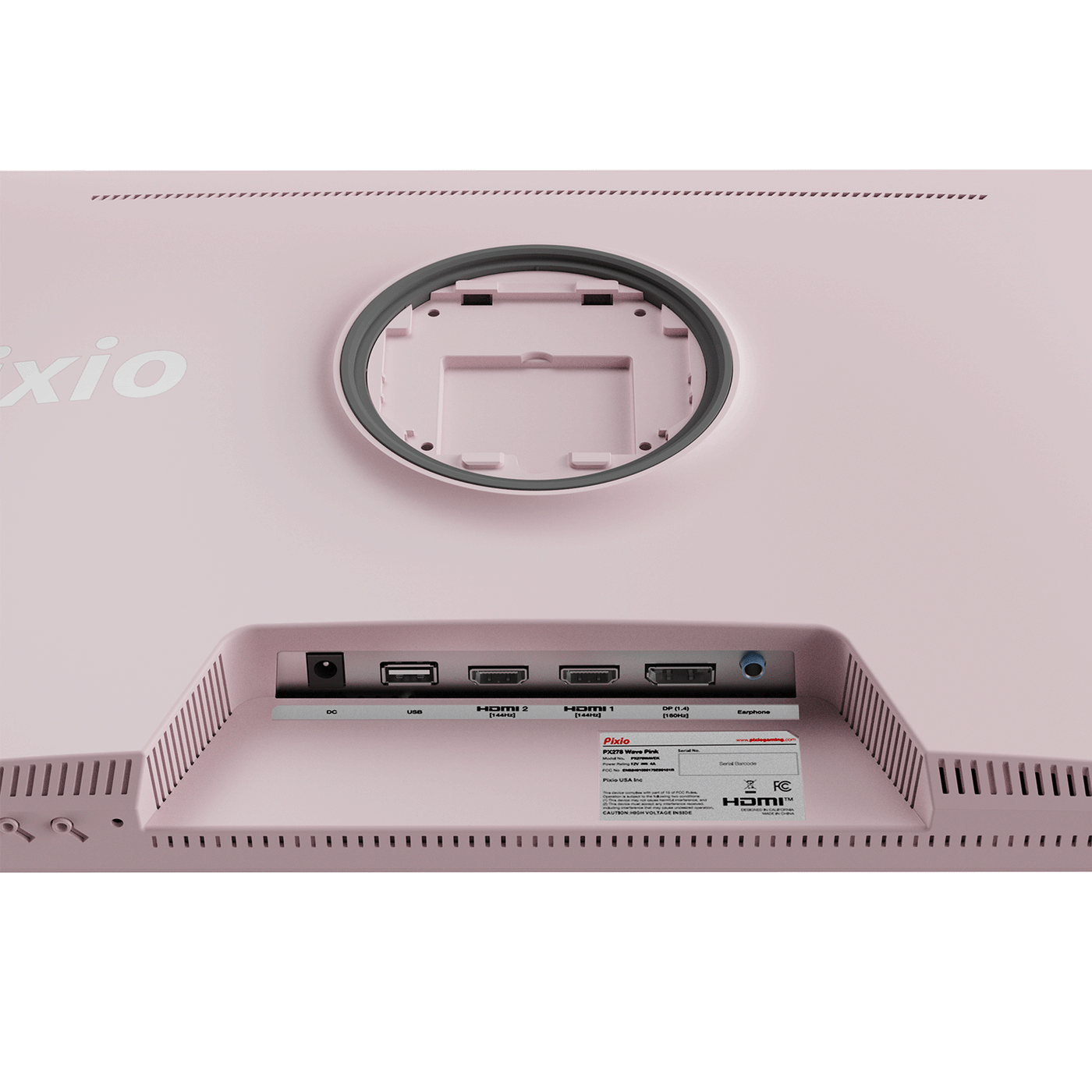 Pixio 27インチ ゲーミングモニター PX278 WAVEパステルピンク PX278WAVEK / パステルピンク | 27インチ 180Hz WQHD Fast IPS