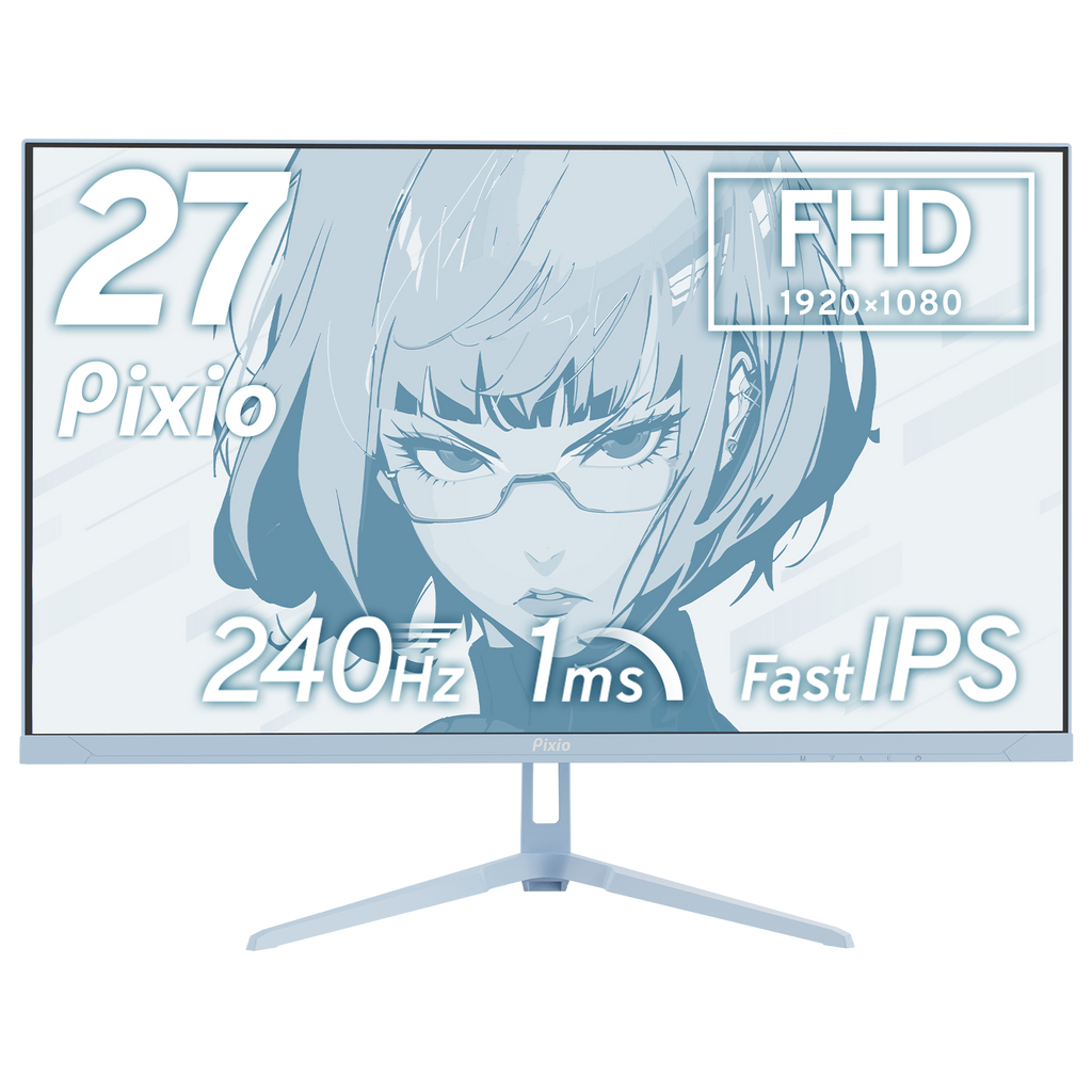 PX279WAVEB / パステルブルー | 27インチ 240Hz FHD FastIPS | Pixio PX279WAVEB / パステルブルー | 27インチ 240Hz FHD FastIPS | Pixio