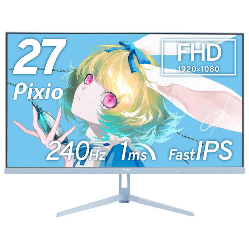 PX279WAVEB / パステルブルー | 27インチ 240Hz FHD FastIPS | Pixio PX279WAVEB / パステルブルー | 27インチ 240Hz FHD FastIPS | Pixio