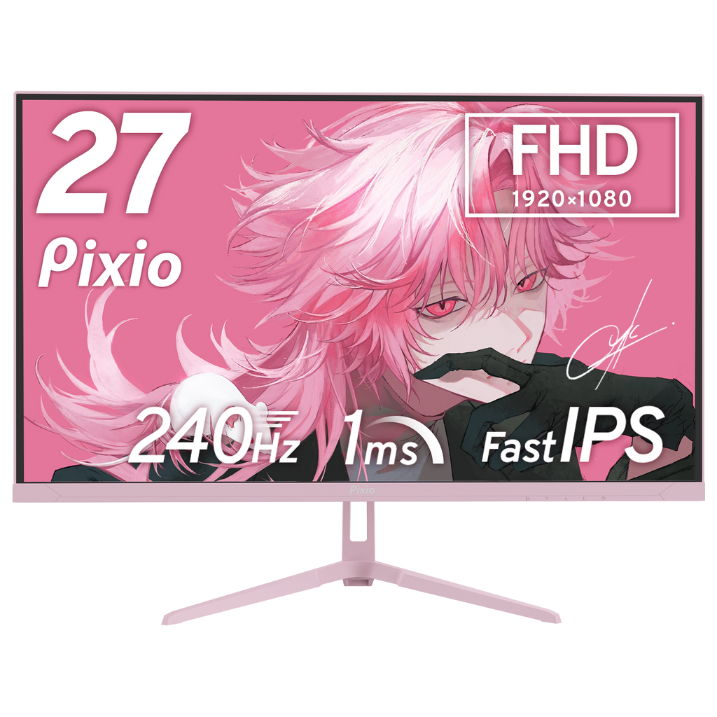 PX279WAVEK / パステルピンク | 27インチ 240Hz FHD FastIPS | Pixio PX279WAVEK / パステルピンク | 27インチ 240Hz FHD FastIPS | Pixio