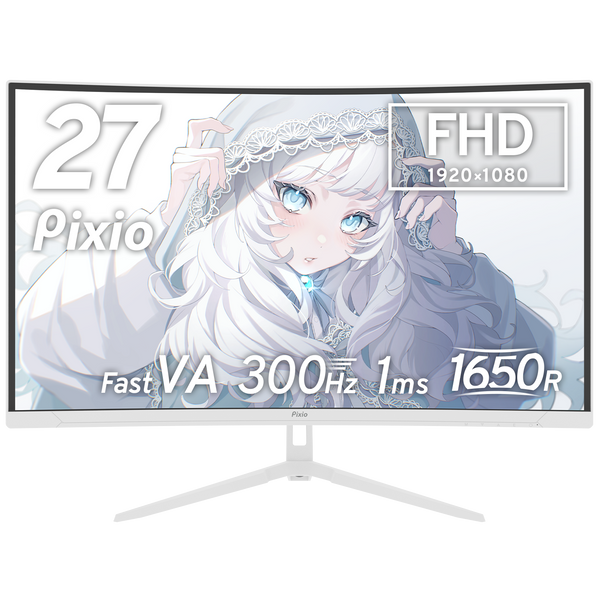 PXC279WAVEW / ホワイト| 27インチ 300Hz FHD Fast VA 湾曲ゲーミング PXC279WAVEW / ホワイト| 27インチ 300Hz FHD Fast VA 湾曲ゲーミング
