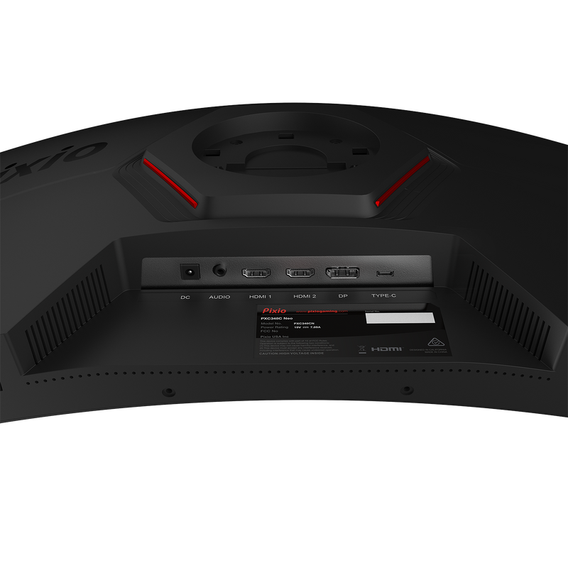 Pixio PXC348C 湾曲 ゲーミングモニター 34インチ ウルトラワイド PXC348CN | 34インチ 180Hz UWQHD VAゲーミングモニター | Pixio