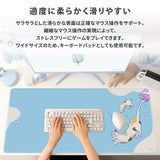 マウスパッド XXL　猫は液体(ブルー)