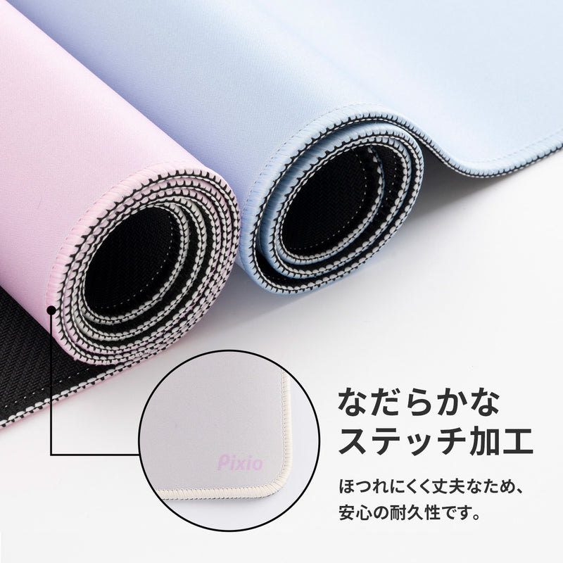マウスパッド XXL　猫は液体(ブルー)