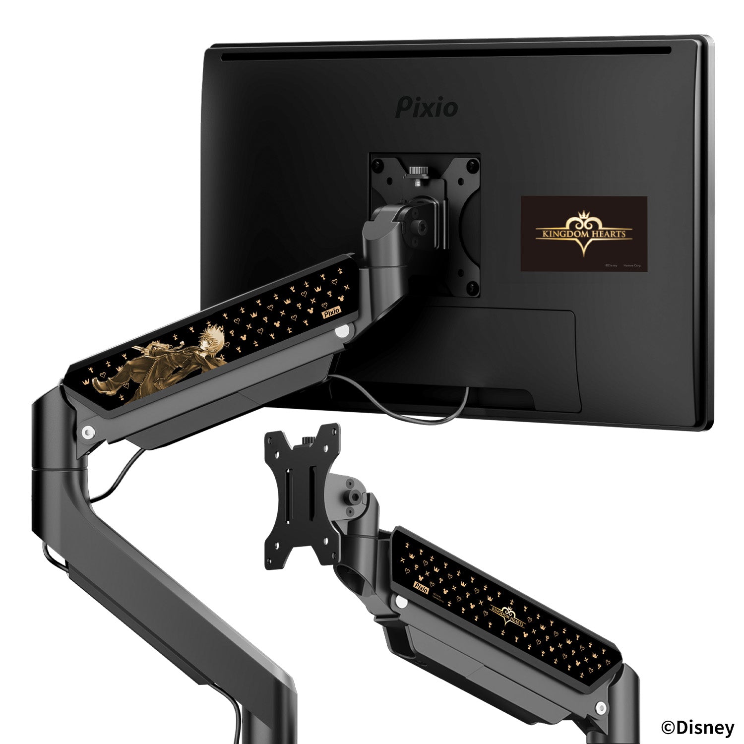 Pixio PS2S モニターアーム Pixio PS2S | Premium Single Monitor Gas Powered Spring Arm Mount
