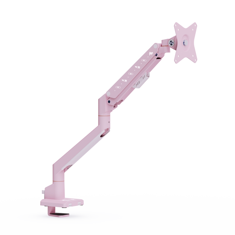 PSW1S Monitor Arm Single Decora / Pastel Pink Devil