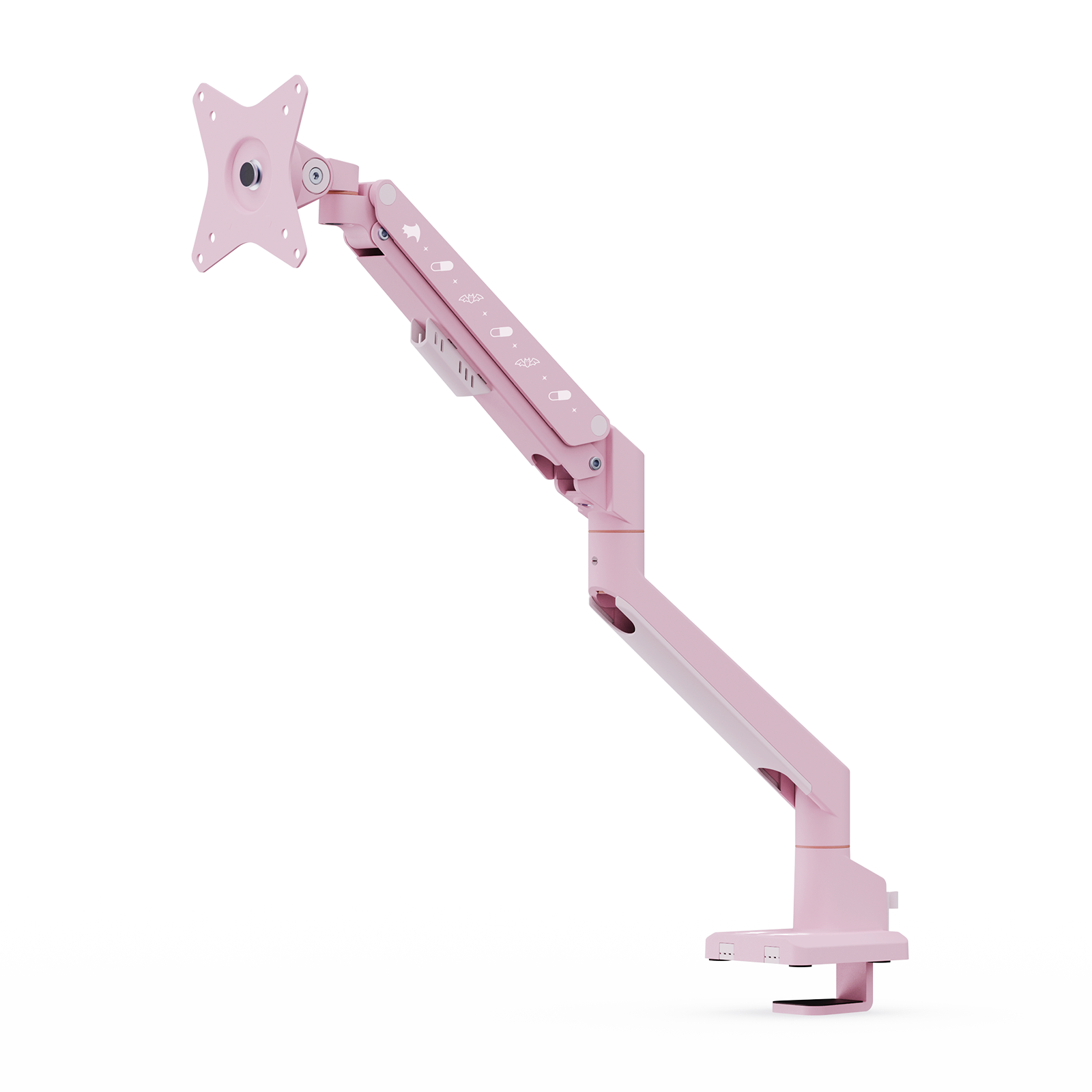 PSW1S Monitor Arm Single Decora / Pastel Pink Devil