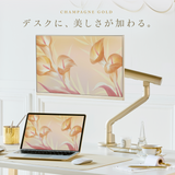 PSW3S Slim Monitor Arm Single / Champagne Gold