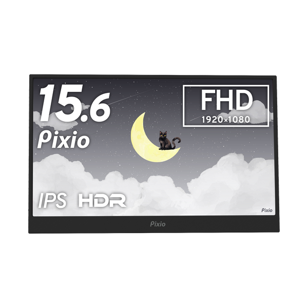 PX160WAVE / ブラック | 15.6インチ 60Hz FHD IPSゲーミングモニター PX160WAVE / ブラック | 15.6インチ 60Hz FHD IPSゲーミングモニター