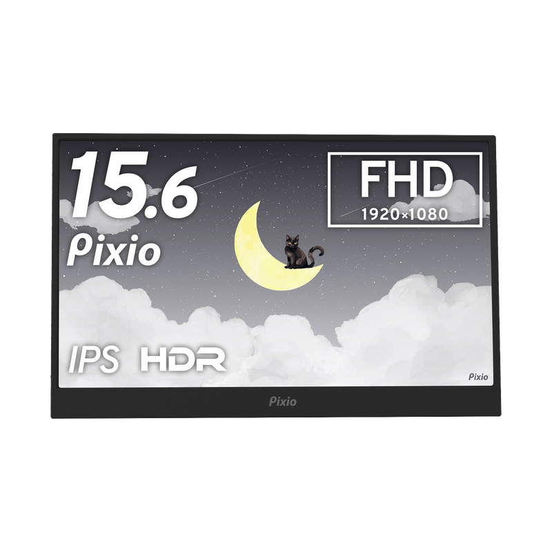 PX160WAVE / ブラック | 15.6インチ 60Hz FHD IPSゲーミングモニター PX160WAVE / ブラック | 15.6インチ 60Hz FHD IPSゲーミングモニター