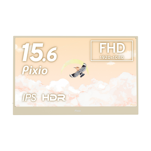 PX160WAVEW / ホワイト | 15.6インチ 60Hz FHD IPSゲーミングモニター