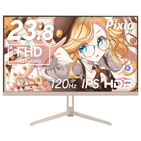 PX246WAVEBE / ベージュ | 23.8インチ 120Hz FHD IPSゲーミング PX246WAVEBE / ベージュ | 23.8インチ 120Hz FHD IPSゲーミング