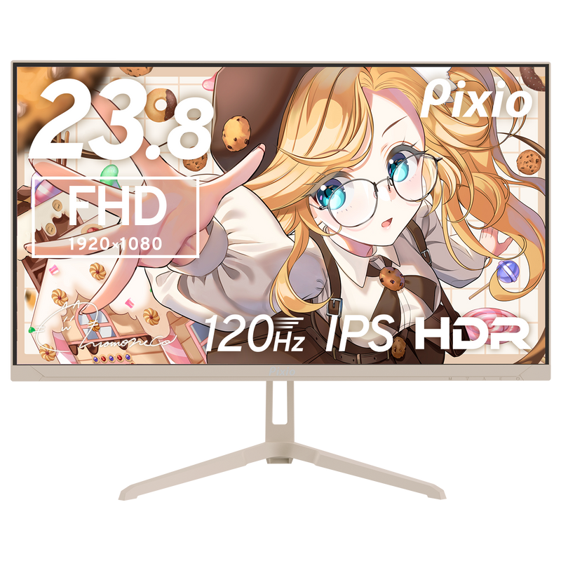 PX246WAVEBE / ベージュ | 23.8インチ 120Hz FHD IPSゲーミング PX246WAVEBE / ベージュ | 23.8インチ 120Hz FHD IPSゲーミング