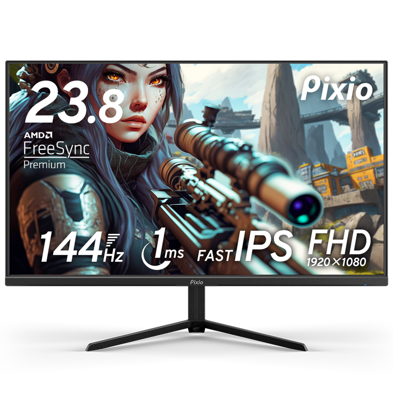 Pixio PX243Prime ゲーミングモニター 23.8インチ足なし PX248PA | 23.8インチ 144Hz FHD Fast IPSゲーミングモニター