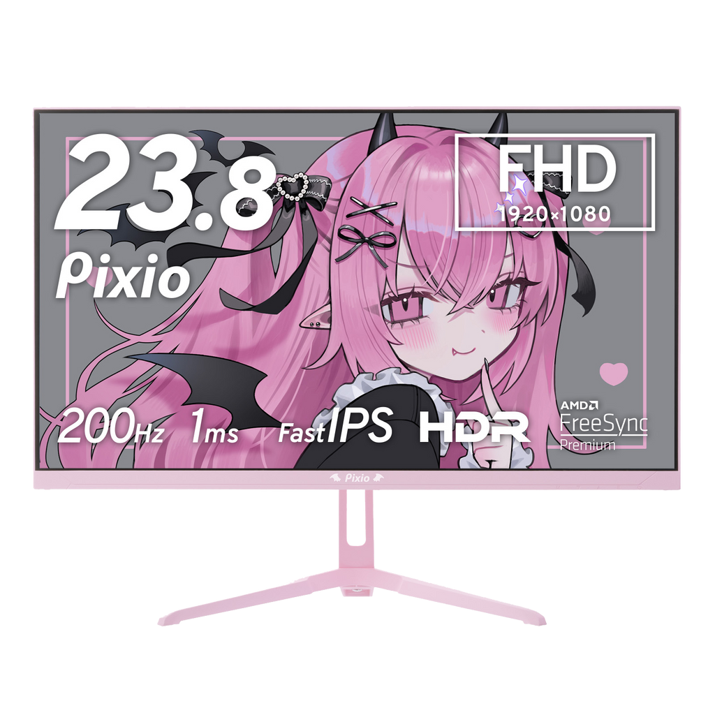 PX248WAVEKDV / パステルピンク デビル | 23.8インチ 200Hz FHD PX248WAVEKDV / パステルピンク デビル | 23.8インチ 200Hz FHD