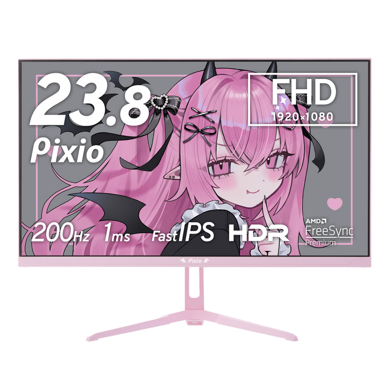 PX248WAVEKDV / パステルピンク デビル | 23.8インチ 200Hz FHD PX248WAVEKDV / パステルピンク デビル | 23.8インチ 200Hz FHD