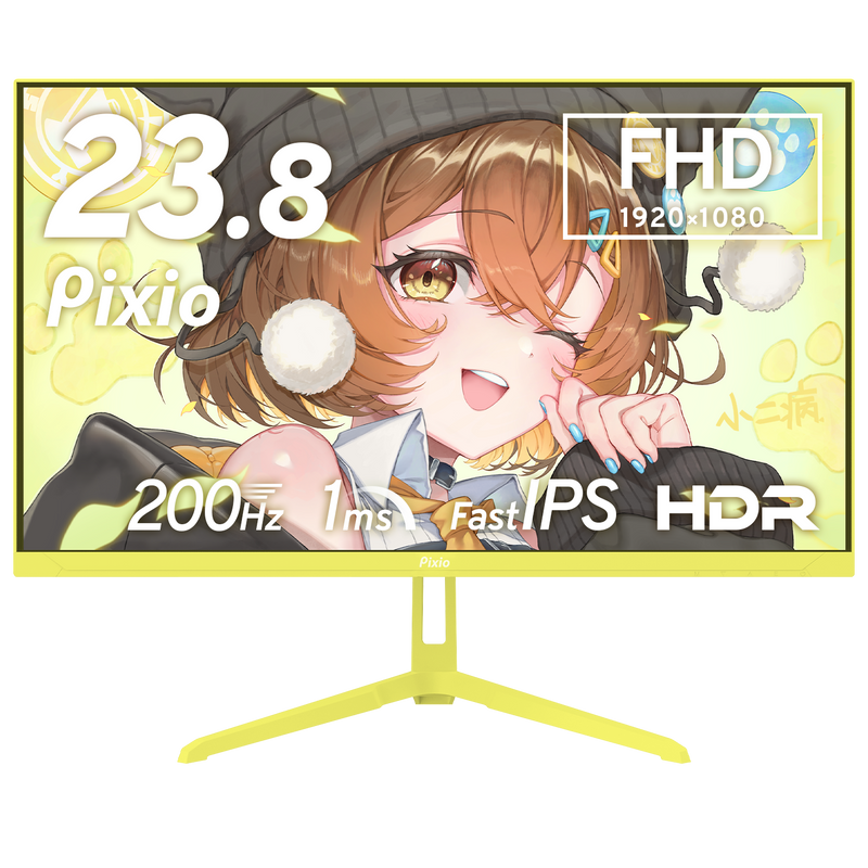 PX248WAVEPP / イエロー | 23.8インチ 200Hz FHD FastIPS