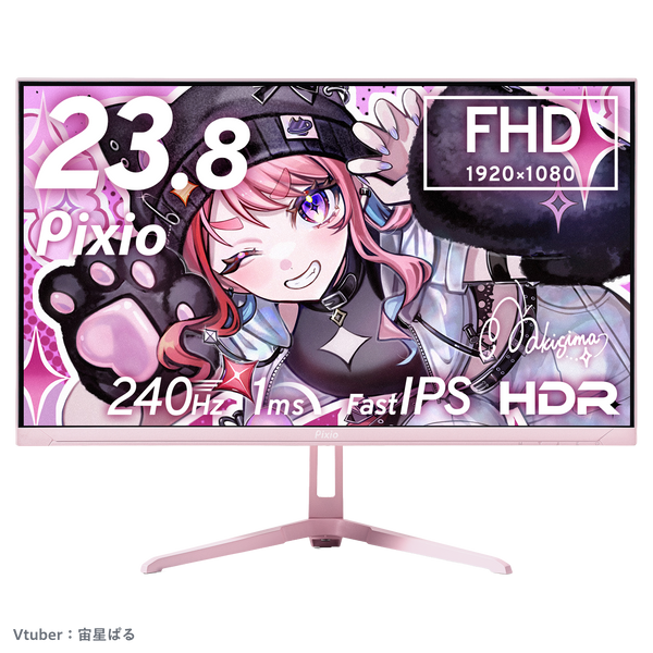 め*ん様 Pixio PX246 Wave Pink ゲーミングモニター 23. PX246WAVEK / パステルピンク | 23.8インチ 120Hz FHD IPSゲーミング