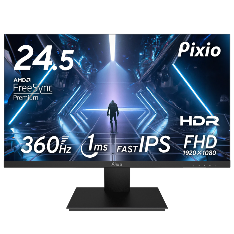 ディスプレイ・モニター本体 Pixio PX259 Prime S PX259PS | 24.5インチ 360Hz FHD IPSゲーミングモニター | Pixio