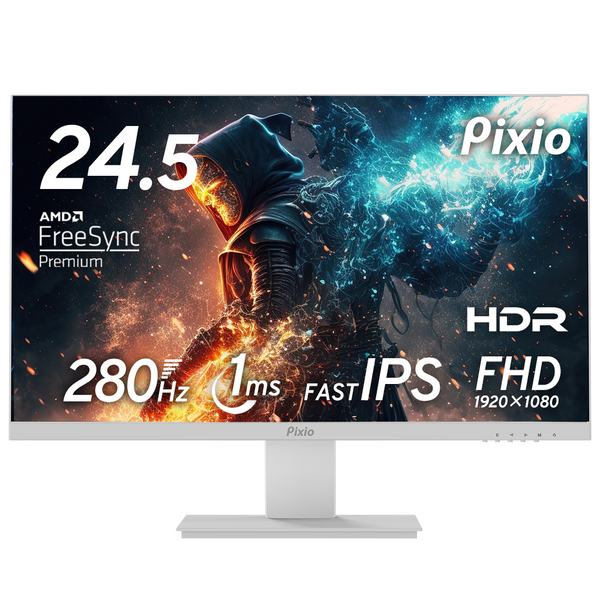 PX259 Prime White | 24.5インチ 280Hz FHD IPS | Pixio（ピクシオ 