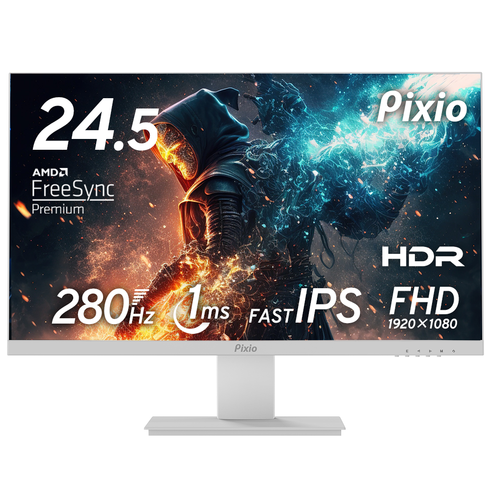 【決まりました】ゲーミングモニター pixio px259 prime黒24.5型 280HZ PX259P | 24.5インチ 280Hz FHD IPSゲーミングモニター | Pixio