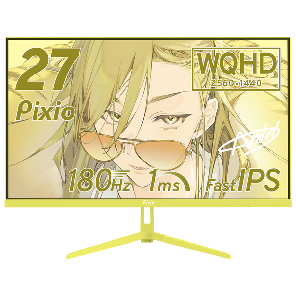 PX278WAVEYL / イエロー | 27インチ 180Hz WQHD Fast IPSゲーミング