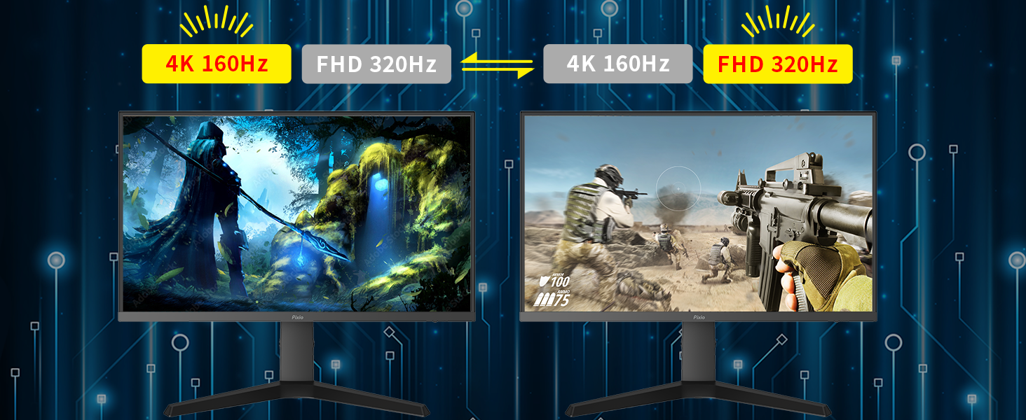 PX27UPN | 27インチ 160Hz 4K 320Hz FHD Fast IPSゲーミングモニター PX27UPN | 27インチ 160Hz 4K 320Hz FHD Fast IPSゲーミングモニター